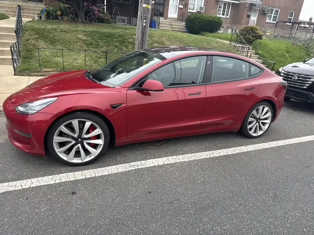 2022 Tesla Model 3 Rental – Philadelphia Red Image