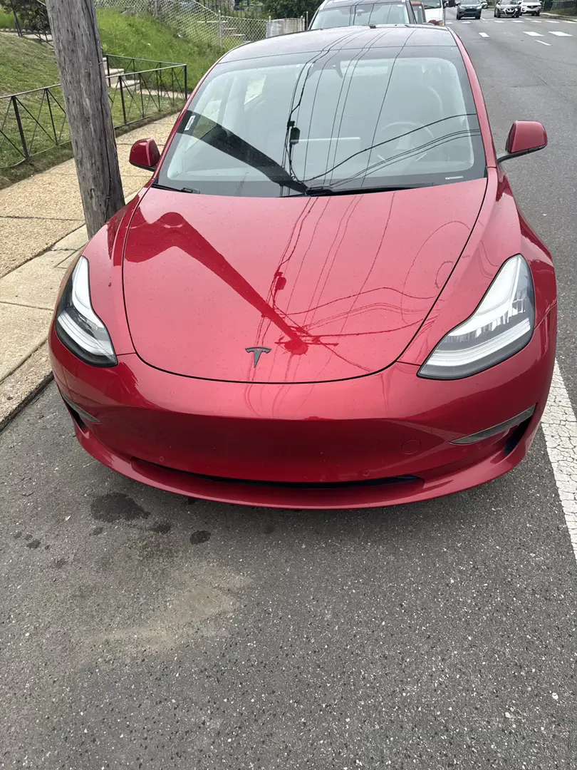 2022 Tesla Model 3 Rental – Philadelphia Red Image